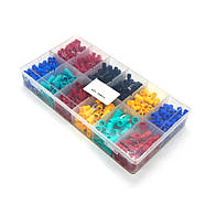 Набір вилкових, штирових наконечників 520 шт. ізольовані клеми, фото 3