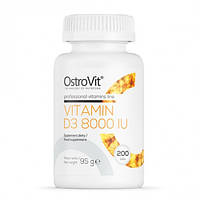 Вітамін OstroVit Vitamin D3 8000 200 Tabs