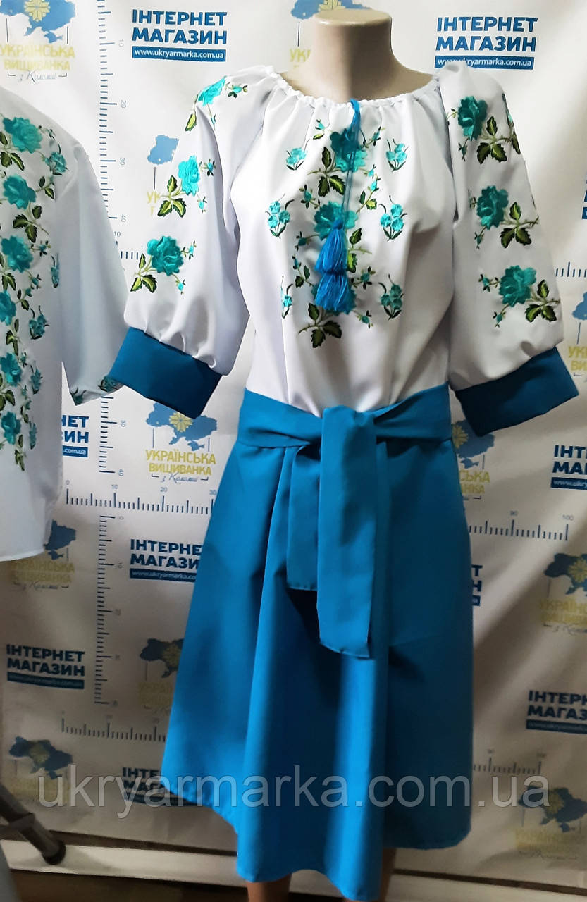 Жіноче вишите плаття "Святкове", фото 1