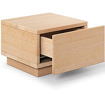 Приліжкова тумба в спальню Tb038 дерев'яна з бука ТМ Mobler