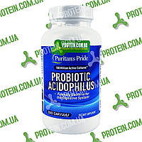 Пробиотики Puritans Pride Probiotic Acidophilus 100 Million Active Cultures, 250 таб