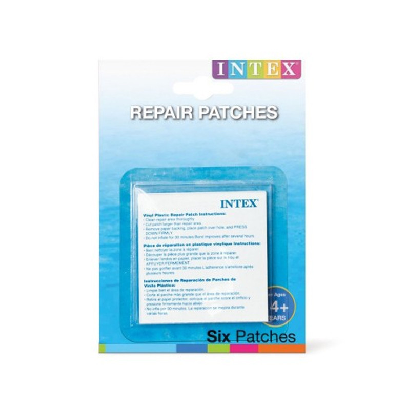 Самоклейки Intex 59631. 7х7 см, 6 шт.
