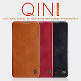 Захисний чохол-книжка Nillkin для Xiaomi Redmi 9T / Redmi Note 9 4G (Qin leather case) Brown Коричневий, фото 6