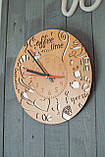 Дерев'яна яний настінний годинник "Ексклюзив" ., фото 2