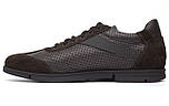 Кросівки чоловічі кеди повсякденні літні шкіряні коричневі туфлі Rosso Avangard DolGa Blrown FlotoPerf TEP, фото 2