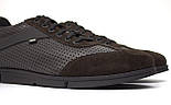 Кросівки чоловічі кеди повсякденні літні шкіряні коричневі туфлі Rosso Avangard DolGa Blrown FlotoPerf TEP, фото 8