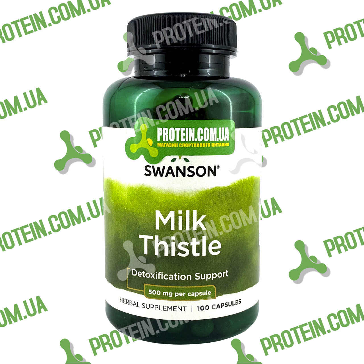 Розторопша Силімарин Swanson Milk Thistle 500 мг 100 капс