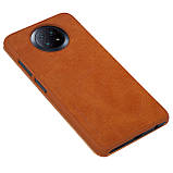 Захисний чохол-книжка Nillkin для Xiaomi Redmi Note 9 5G / Redmi Note 9T (Qin leather case) Brown Коричневий, фото 5