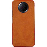 Захисний чохол-книжка Nillkin для Xiaomi Redmi Note 9 5G / Redmi Note 9T (Qin leather case) Brown Коричневий, фото 3