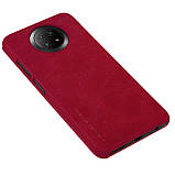 Захисний чохол-книжка Nillkin для Xiaomi Redmi Note 9 5G / Redmi Note 9T (Qin leather case) Red Червоний, фото 5