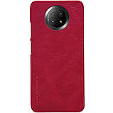 Захисний чохол-книжка Nillkin для Xiaomi Redmi Note 9 5G / Redmi Note 9T (Qin leather case) Red Червоний, фото 3