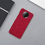 Захисний чохол-книжка Nillkin для Xiaomi Redmi Note 9 5G / Redmi Note 9T (Qin leather case) Red Червоний, фото 8