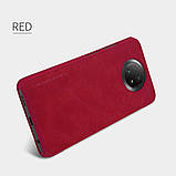 Захисний чохол-книжка Nillkin для Xiaomi Redmi Note 9 5G / Redmi Note 9T (Qin leather case) Red Червоний, фото 7