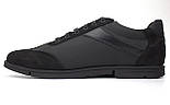Кроссовки матовые кеды повседневные туфли черные сникерсы демисезонн Rosso Avangard DolGa Black Mate TEP BS, фото 2