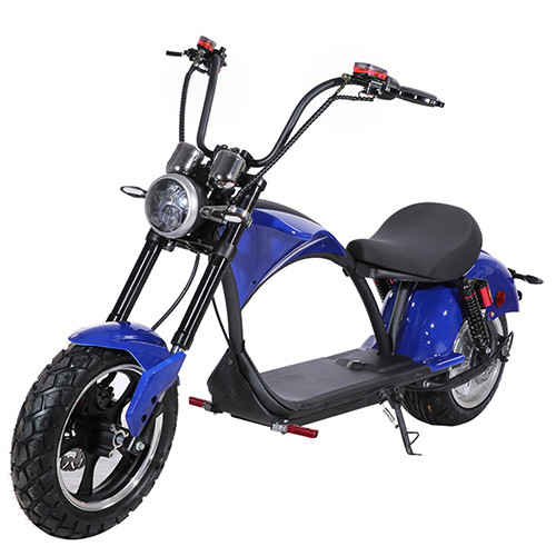 Електробайк Електро мотоцикл Електроскутер Електробайк Чопер Chopper 2000W, 60V20Ah Синій