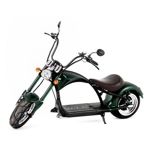 Електроскутер Chopper 1500W, 60V12Ah, Green (r804-m1/2000Gn)