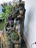 Садовий водоспад "Водний Сад" 102см, фонтан з підсвіткою, фото 3