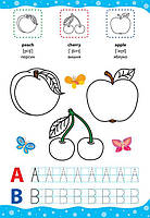 РОЗПРОДАЖ! English for Kids ~ Фрукти й овочі. Fruit and Vegetables ( Зінов’єва Л. О.), Видавництво УЛА, фото 3