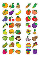 РОЗПРОДАЖ! English for Kids ~ Фрукти й овочі. Fruit and Vegetables ( Зінов’єва Л. О.), Видавництво УЛА, фото 4
