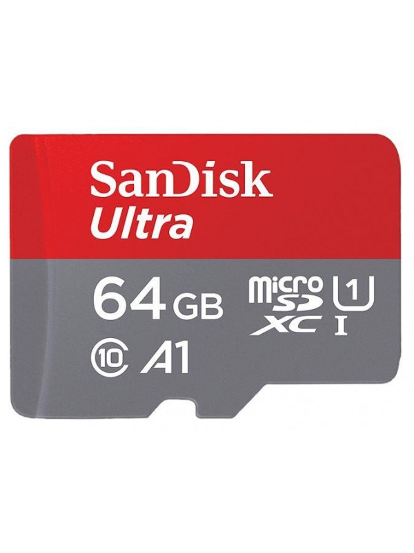 Картка пам'яті SanDisk Ultra A1 microSDXC UHS-I 64 GB Class 10 (QUNC-64G)