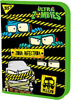 Папка для праці YES пласт. на блискавці FC "Zombie"