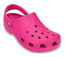 Крокси для дівчинки сабо Класик оригінал/Crocs Kids Classic Clog (10006), Малинові 35