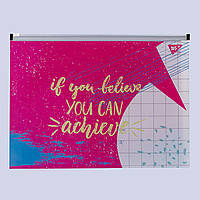 Папка-конверт YES на блискавці А4 "Мішанина Potch"