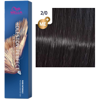 Краска для волос Wella Koleston Perfect ME+ 2/0 Черный натуральный