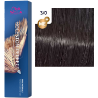 Фарба для волосся Wella Koleston Perfect ME+ 3/0 Темно-коричневий натуральний