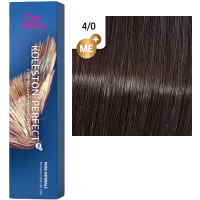 Краска для волос Wella Koleston Perfect ME+ 4/0 Коричневый натуральный