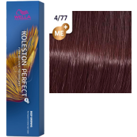 Краска для волос Wella Koleston Perfect ME+ 4/77 Горячий шоколад