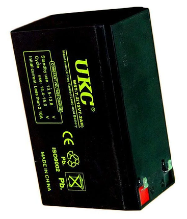 Акумулятор акумуляторна батарея UKC 12V 7.2 Ah WST-7.2 RC201502 (N003606), фото 2