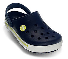 Крокси дитячі сабо Крикобенд 2.5 оригінал/Crocs Kids' Crocband II.5 Clog (12837), Темно-сині 24