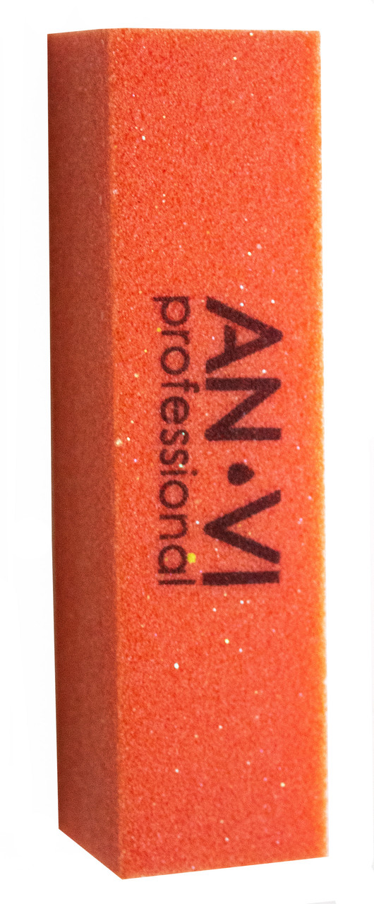 Баф для полірування нігтів ANVI Professional помаранчевий
