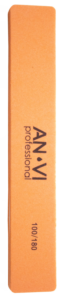 Баф для полірування нігтів ANVI Professional помаранчевий 100/180