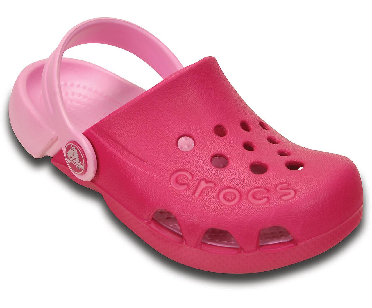 Крокси для дівчинки сабо Електро оригінал/Crocs Kids' Electro Clog (10400), Рожеві