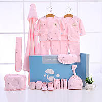 Подарочный комплект (16 предметов) BABY FSHION Малыш р.58 розовый (2706020)