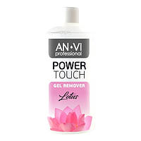 Средство для снятия гель-лака ANVI Professional Power Touch Lotus 500 мл (421Gu)