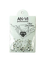 Стразы сваровски ANVI Professional MIX прозрачные №9 200шт (886Gu)