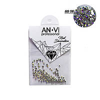 Стразы для дизайна ногтей Swarovski ANVI Professional Crystal Pixie №SS08 100 шт (8545Gu)