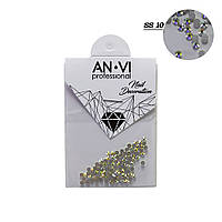 Стразы для дизайна ногтей Swarovski ANVI Professional Crystal Pixie №SS10 100 шт (8546Gu)