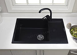 Кухонна мийка Bretta CORUM BLACK чорна 7850