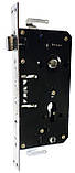 Замок врізний з ручками на китайські двері (з підсвічуванням) правосторонній БЕЗ ЦИЛІНДРА, фото 4