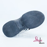 Снікерси жіночі демісезонні чорного кольору "Style Shoes", фото 6