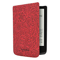 Оригинальная обложка чехол PocketBook Comfort Cover для PocketBook 616 Basic Lux 2 (Floral Red)