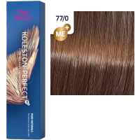 Краска для волос Wella Koleston Perfect ME+ 77/0 Блонд интенсивный натуральный