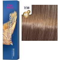 Краска для волос Wella Koleston Perfect ME+ 7/38 Пряный бисквит