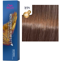 Фарба для волосся Wella Koleston Perfect ME+ 7/71 Бурштинова куниця