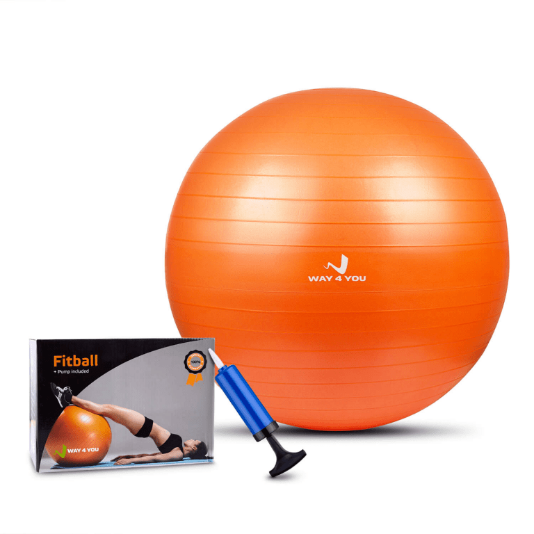 Мяч для Фитнеса (Фитбол) 55 см оранжевый - фото 1 - id-p1102452586