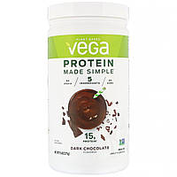 Vega, Protein Made Simple, протеин, черный шоколад, 271 г (9,6 унции) в Украине